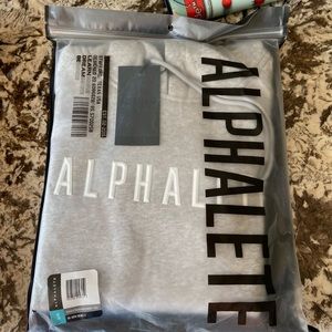 Brand new gray Alphalete hoodie